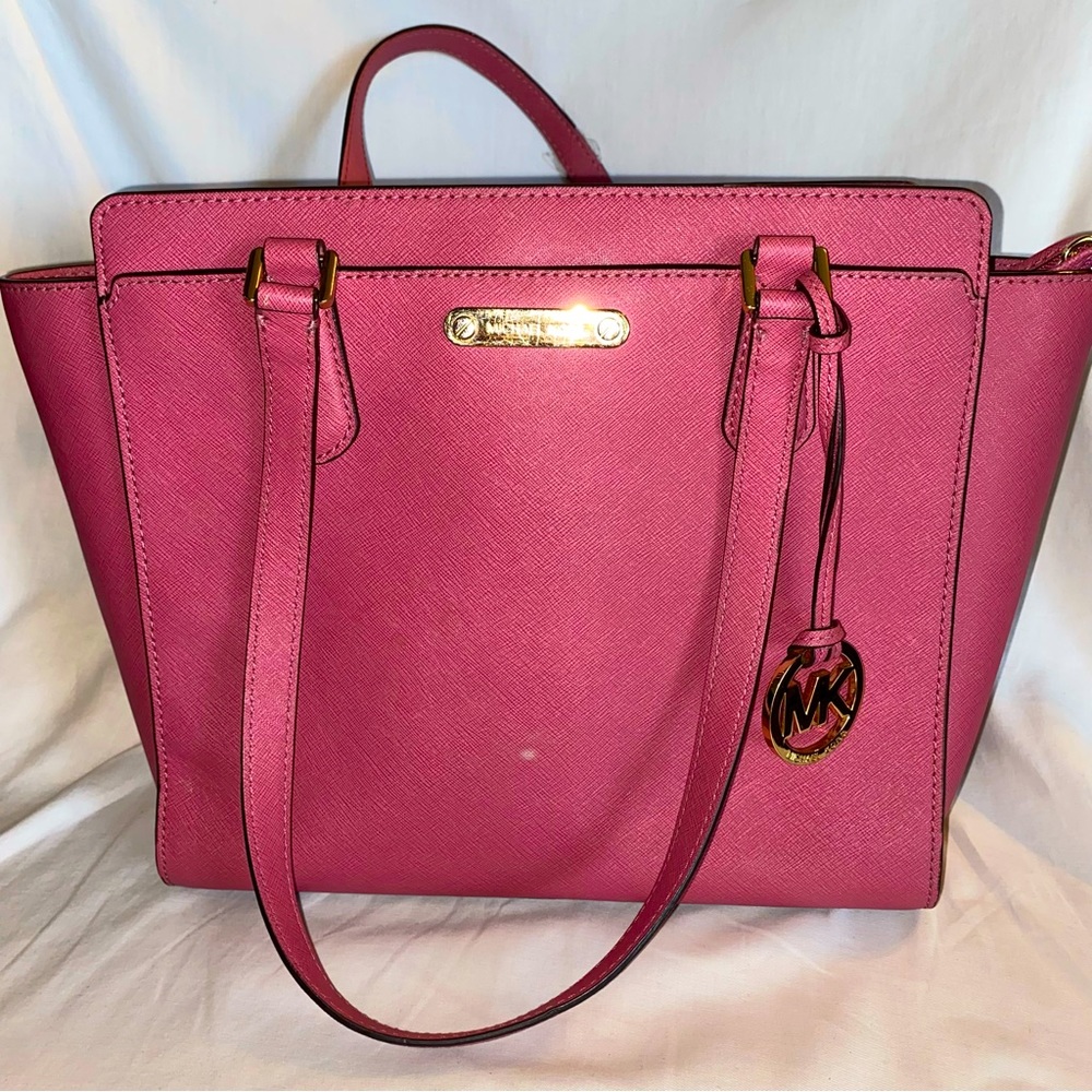 Michael Kors Charlotte Tote- Rose Med.
